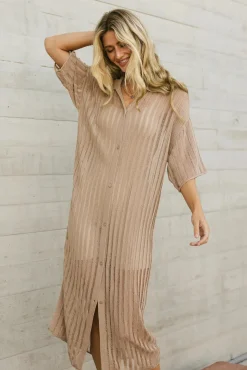 Bohme Venetia Sheer Midi Dress in