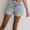 Bohme Vinnie Crossover Denim Shorts - FINAL SALE