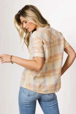 Bohme Whimsy Plaid Button Up - FINAL SALE