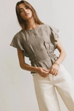 Bohme Whit Smocked Blouse in