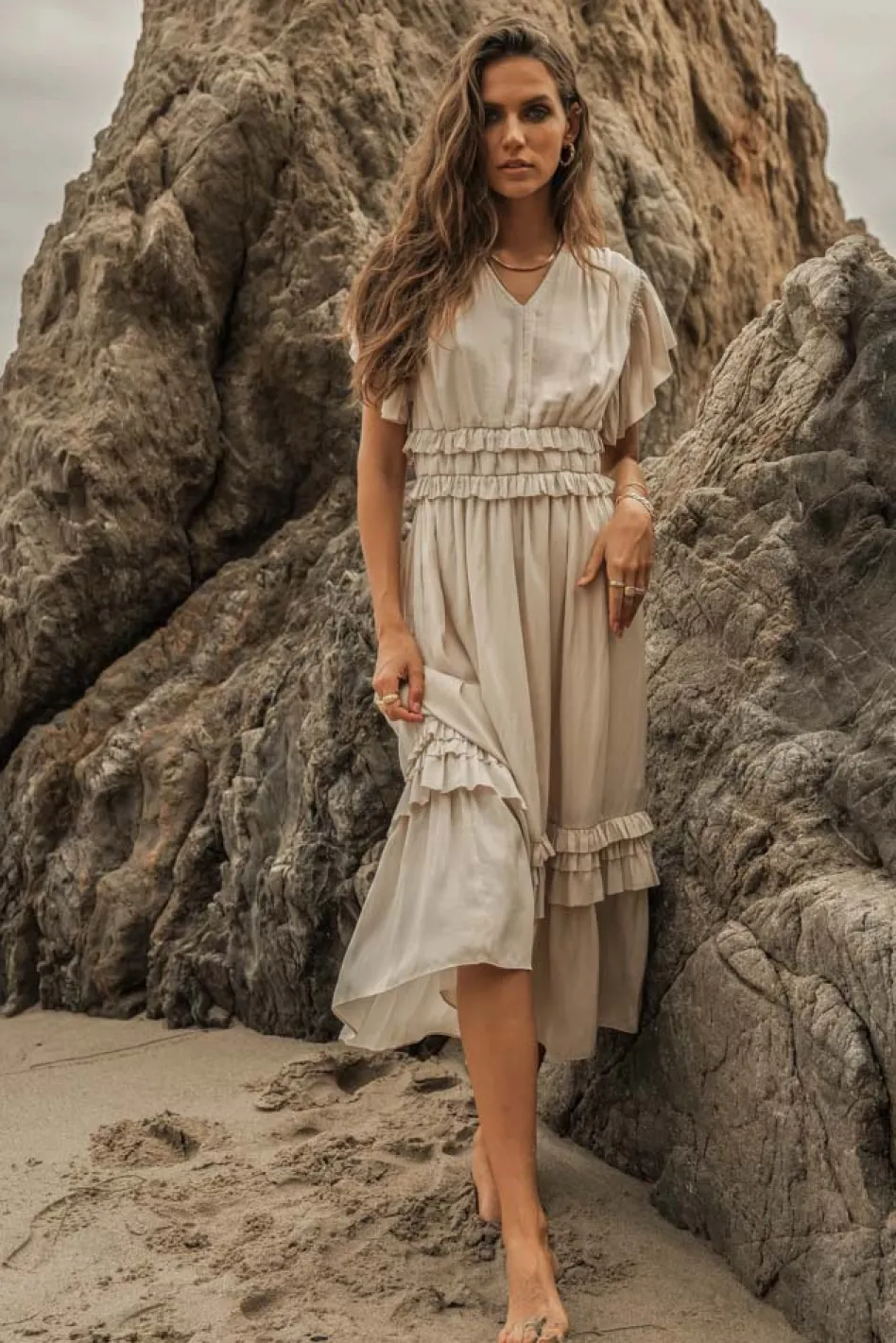 Bohme Willa Ruffle Dress in