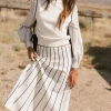 Bohme Winslow Knit Midi Skirt