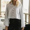Bohme Wynn Striped Button Up