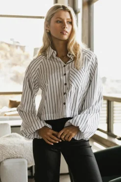 Bohme Wynn Striped Button Up