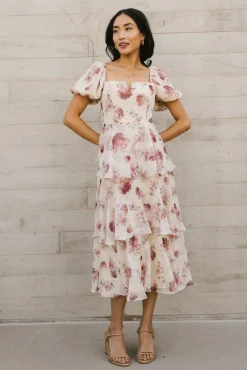 Bohme Xara Floral Midi Dress