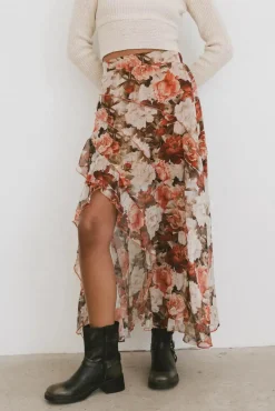 Bohme Xavier Printed Mesh Skirt