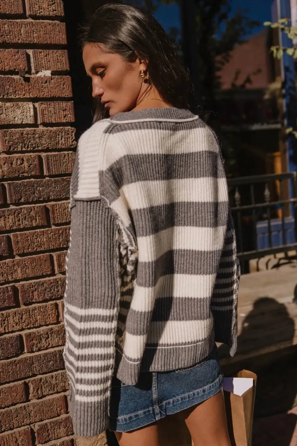 Bohme Yannah Striped Cardigan in