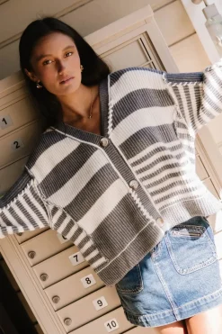 Bohme Yannah Striped Cardigan in