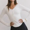 Bohme Zela Ribbed Top in