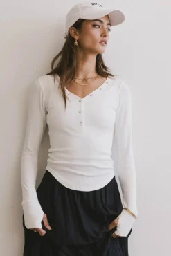 Bohme Zela Ribbed Top in