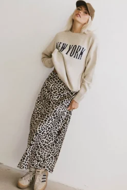 Bohme Zendaya Leopard Skirt
