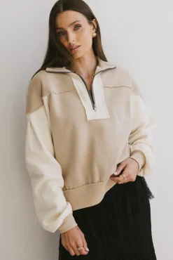 Bohme Zeya Half Zip Sweatshirt in