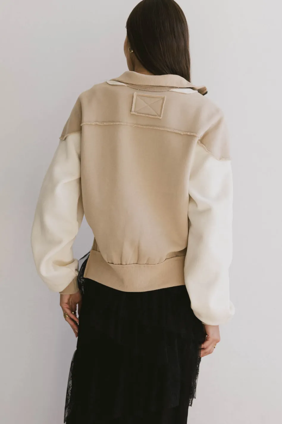 Bohme Zeya Half Zip Sweatshirt in